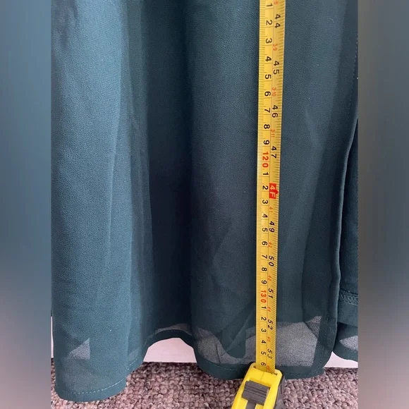 NWT Lulu’s Hunter Green Dress Size XS - Picture 8 of 9
